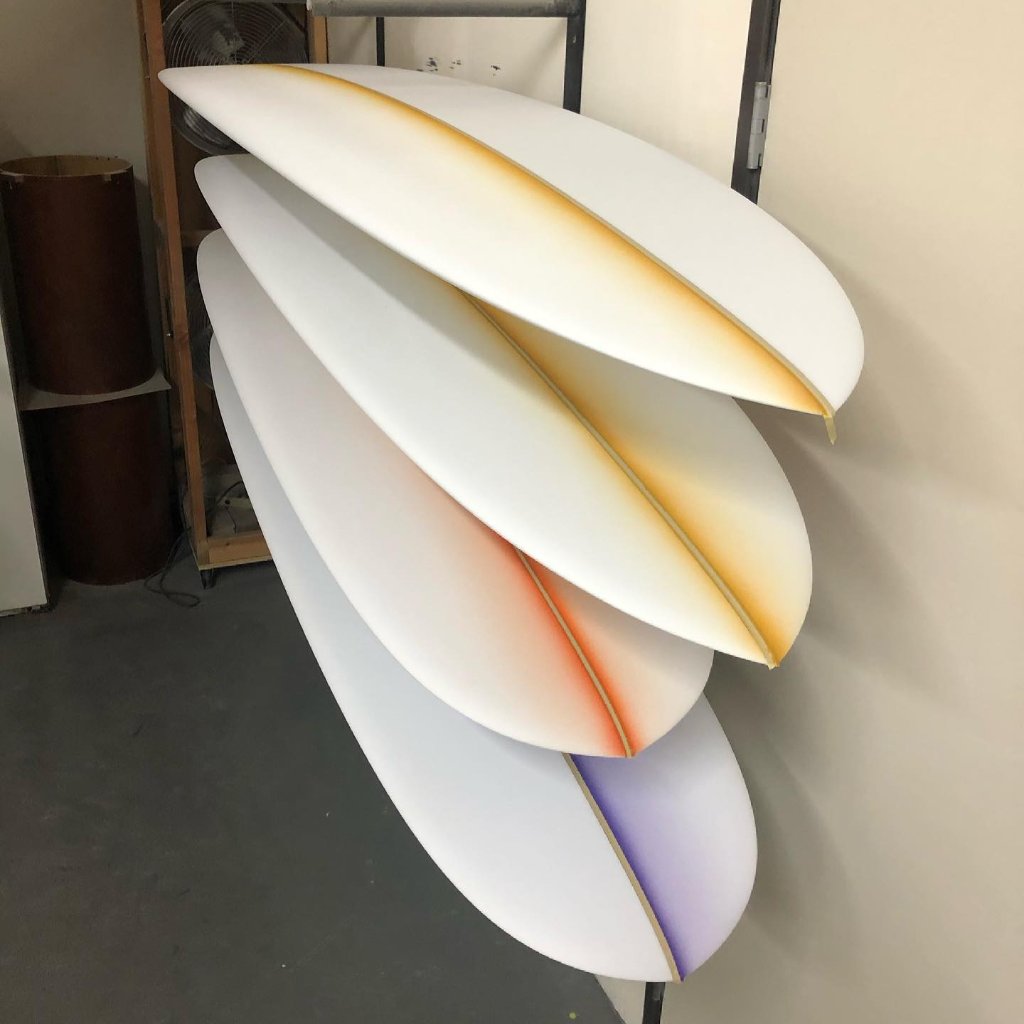 Stack de longboards tintés