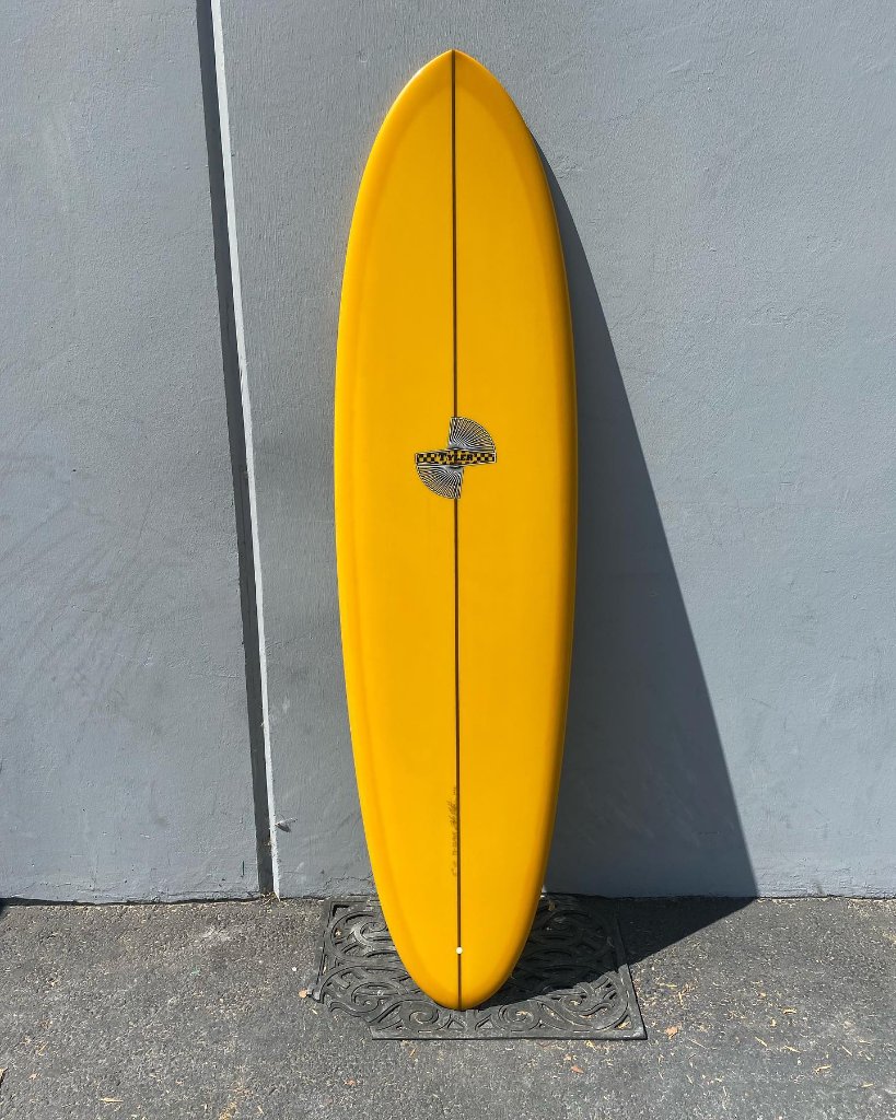 Mid-length jaune moutarde