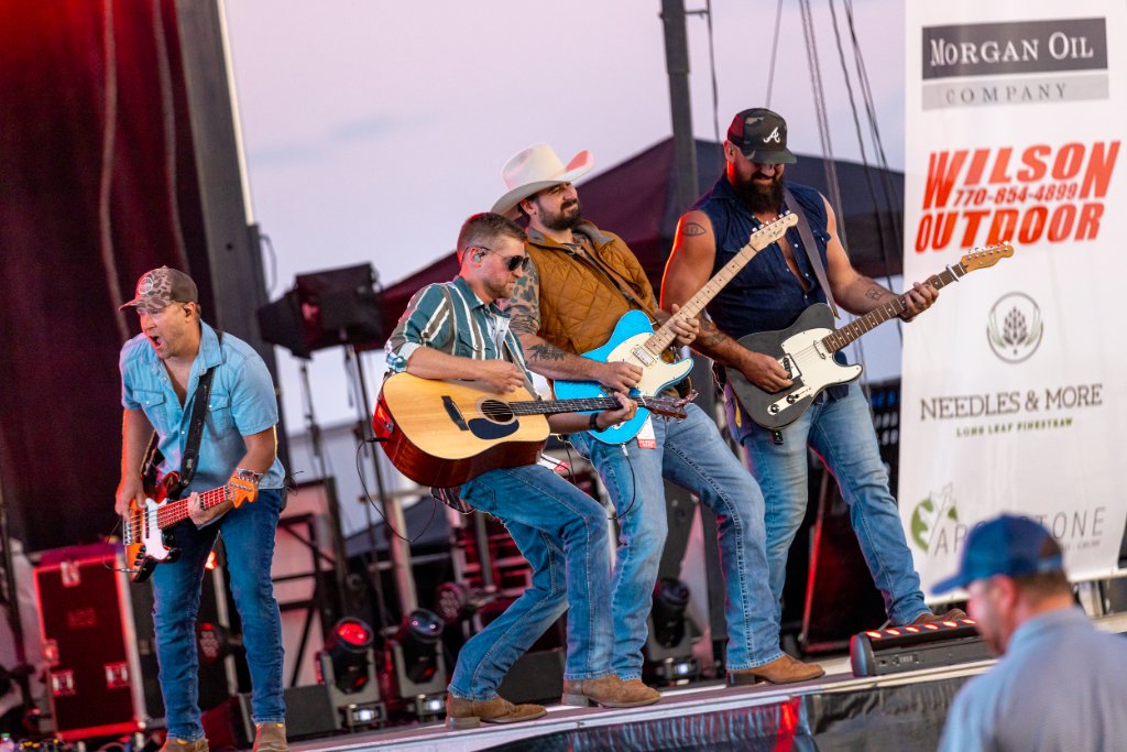 Band performing