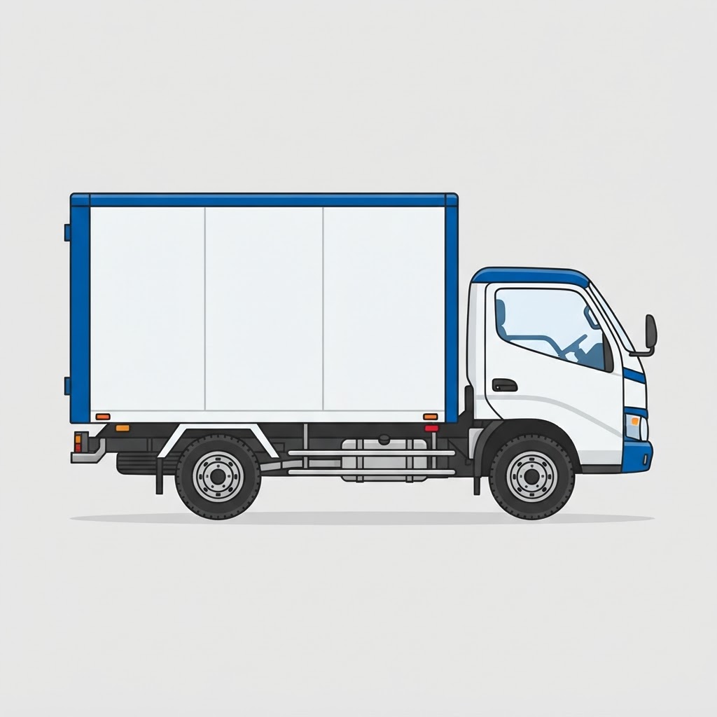 6w Closed Van truck