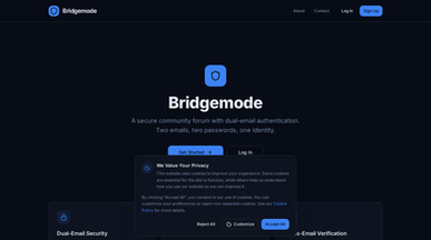basic web forum template preview