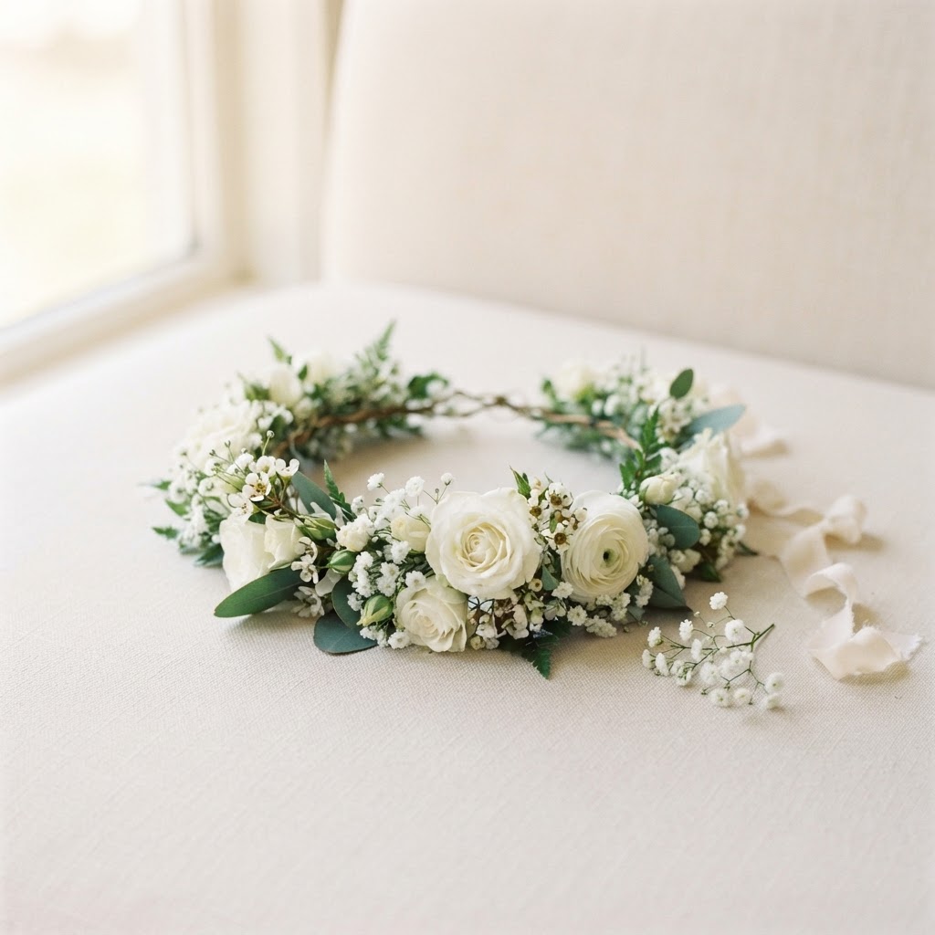 Custom Bridal Floral Crown