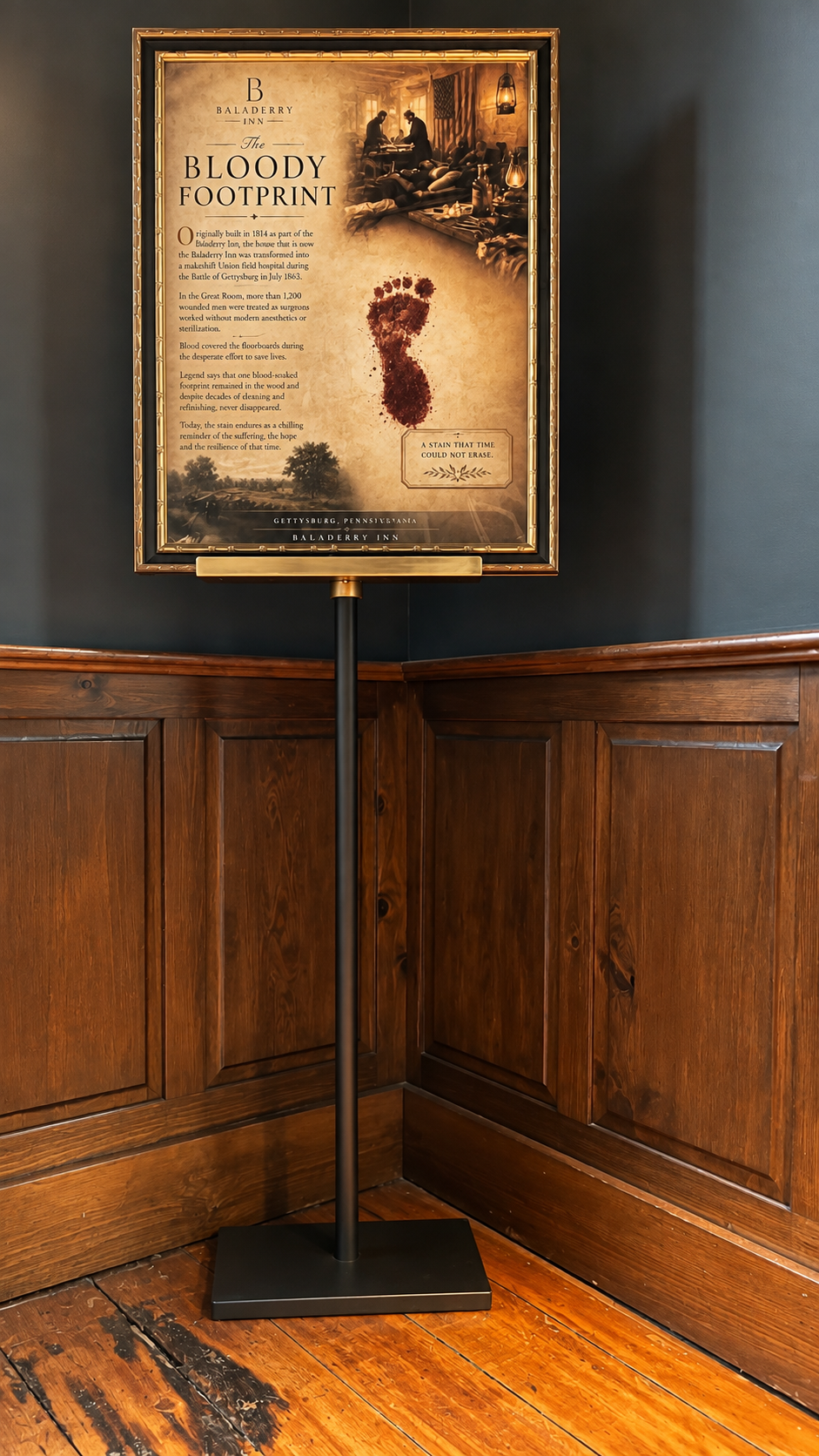 The Bloody Footprint: A Stain That Time Could Not Erase