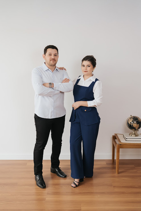 Heverton Costa e Luma Louzada - Fundadores HL Soluções