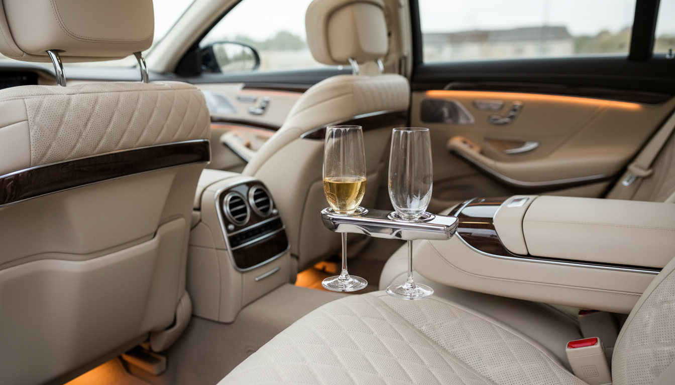Luxury chauffeur interior