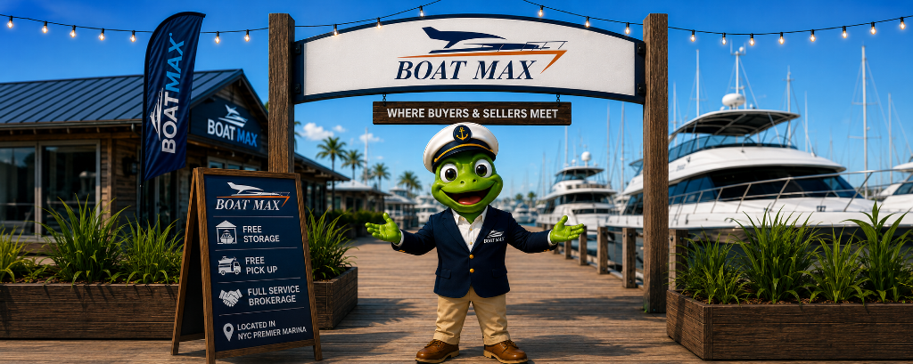 BoatMax On-Premise Brokerage — Free Storage, Free Pick Up, Full Service Brokerage at NYC Premier Marina