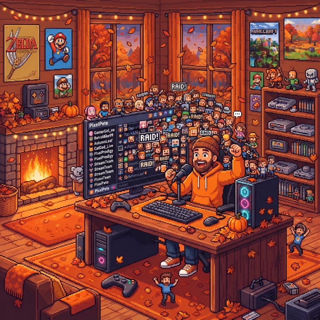 What Happens When 50 Streamers Raid at the Same Time