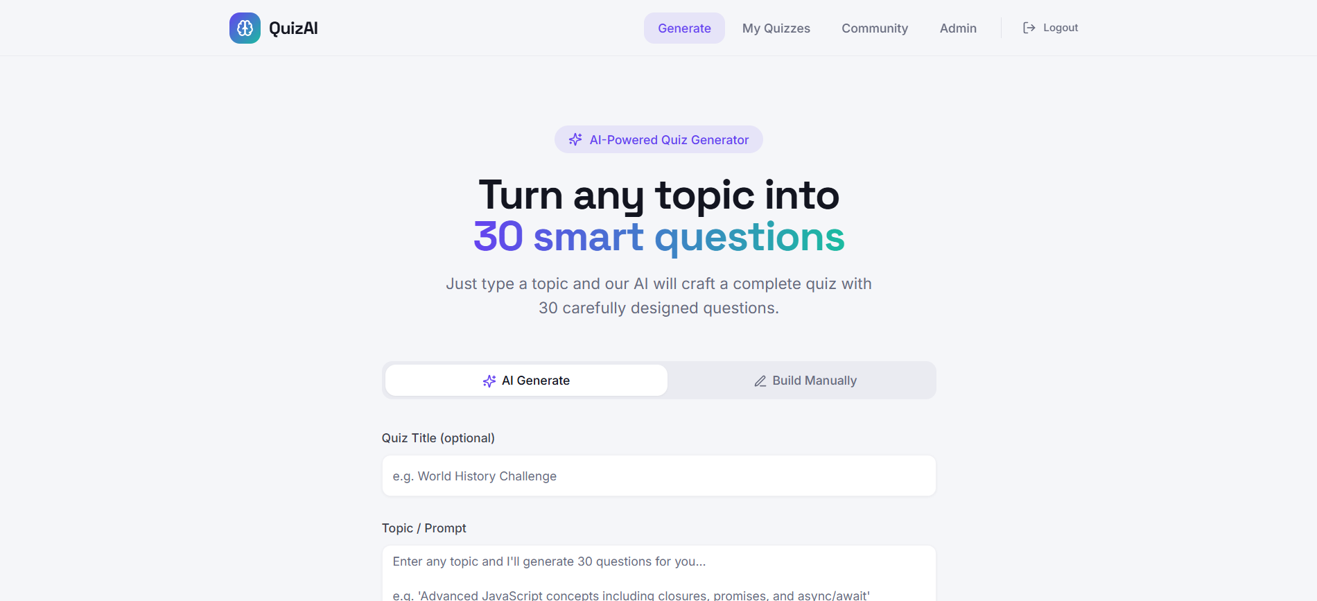 QUIZZZZ template preview