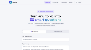 QUIZZZZ template preview