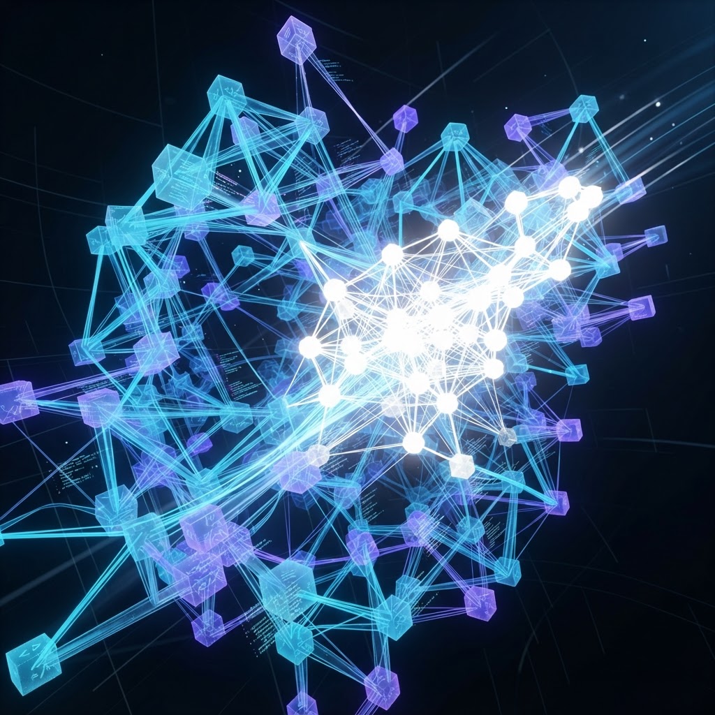 Grafik zum Paradigmenwechsel: Von reaktiver Wartung zu autonomen Agentic Workflows in der Softwareentwicklung.