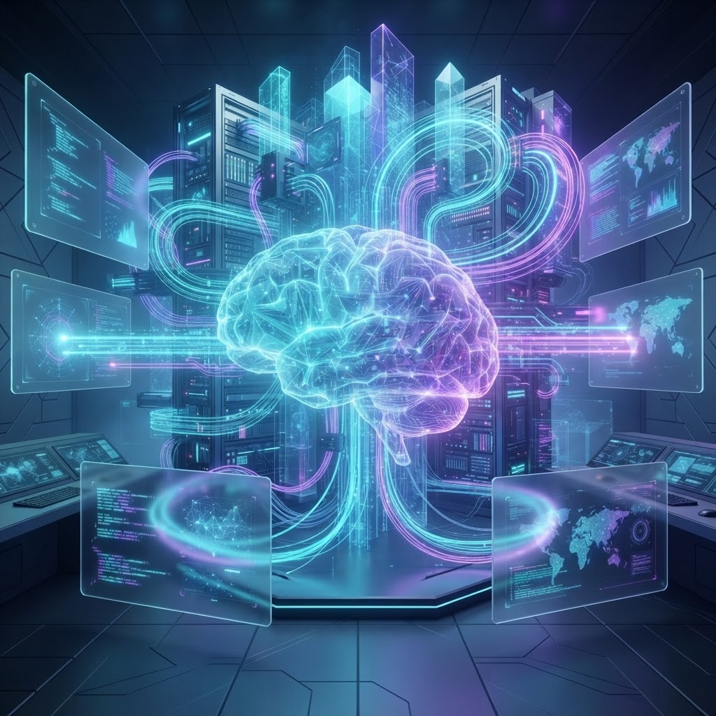 Digitales KI-Gehirn steuert komplexe Server- und Datenarchitekturen
