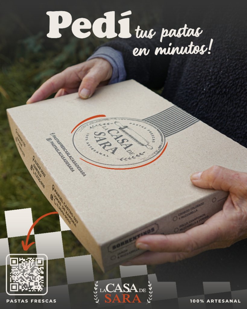 Pedí tus pastas - en minutos!