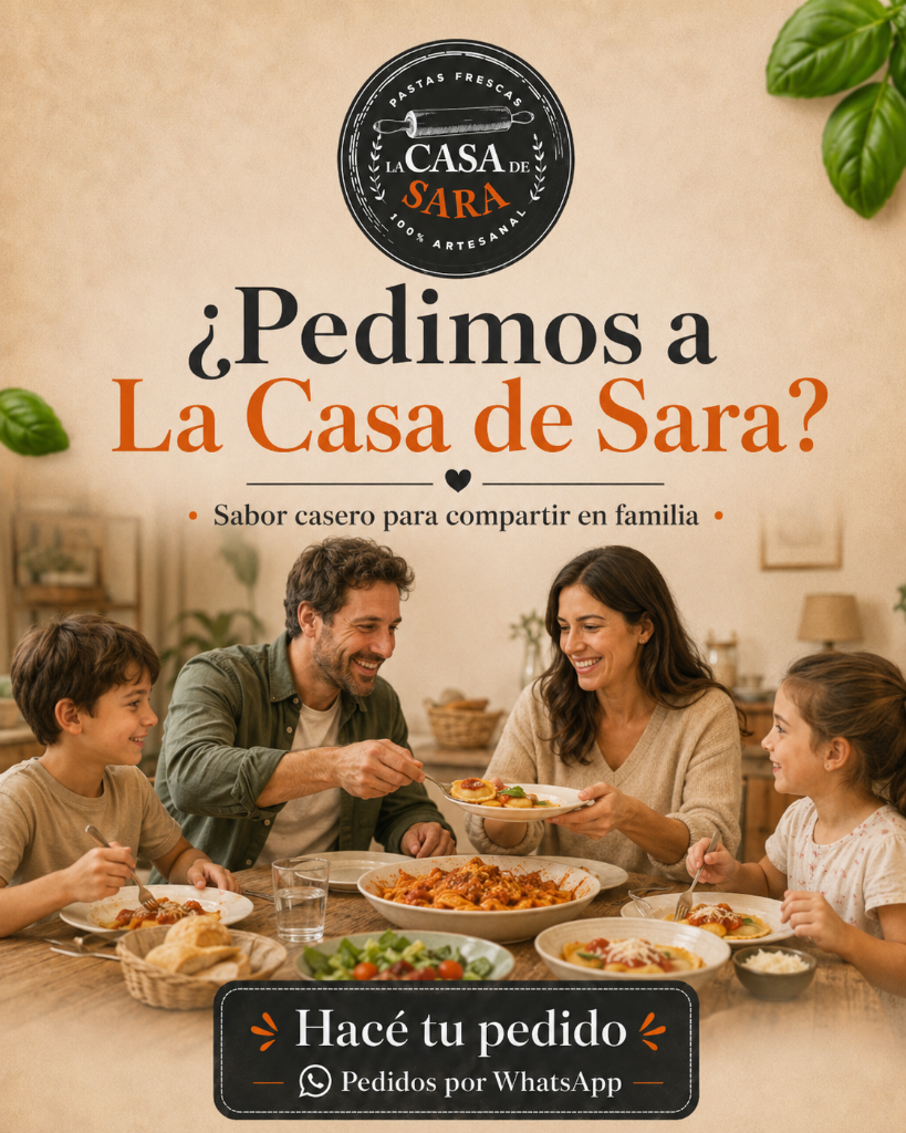 ¿Pedimos a La Casa de Sara? - Sabor casero para compartir en familia