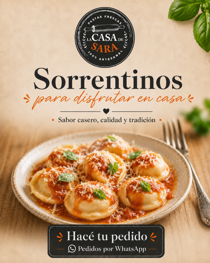 Sorrentinos - para disfrutar en casa