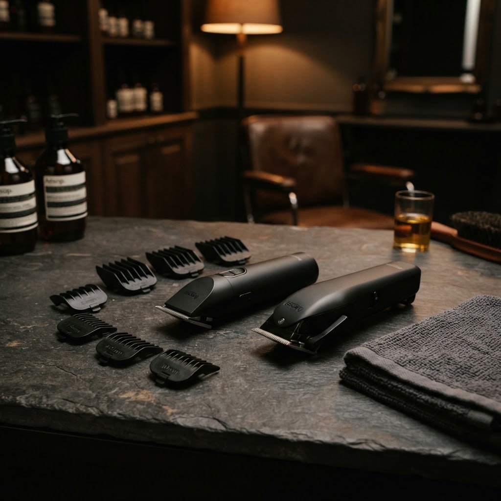Trimming for men at Bella's Studio