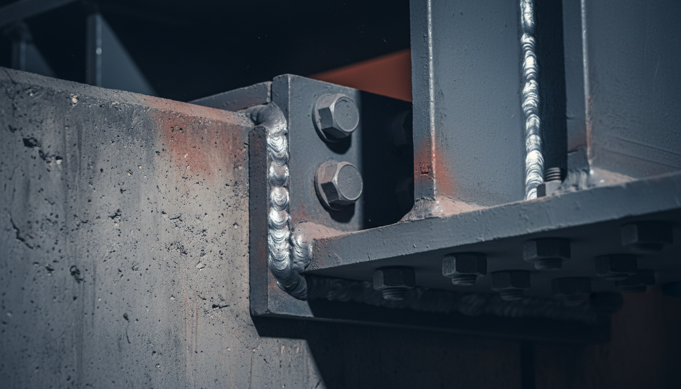 Bolted structural steel connection
