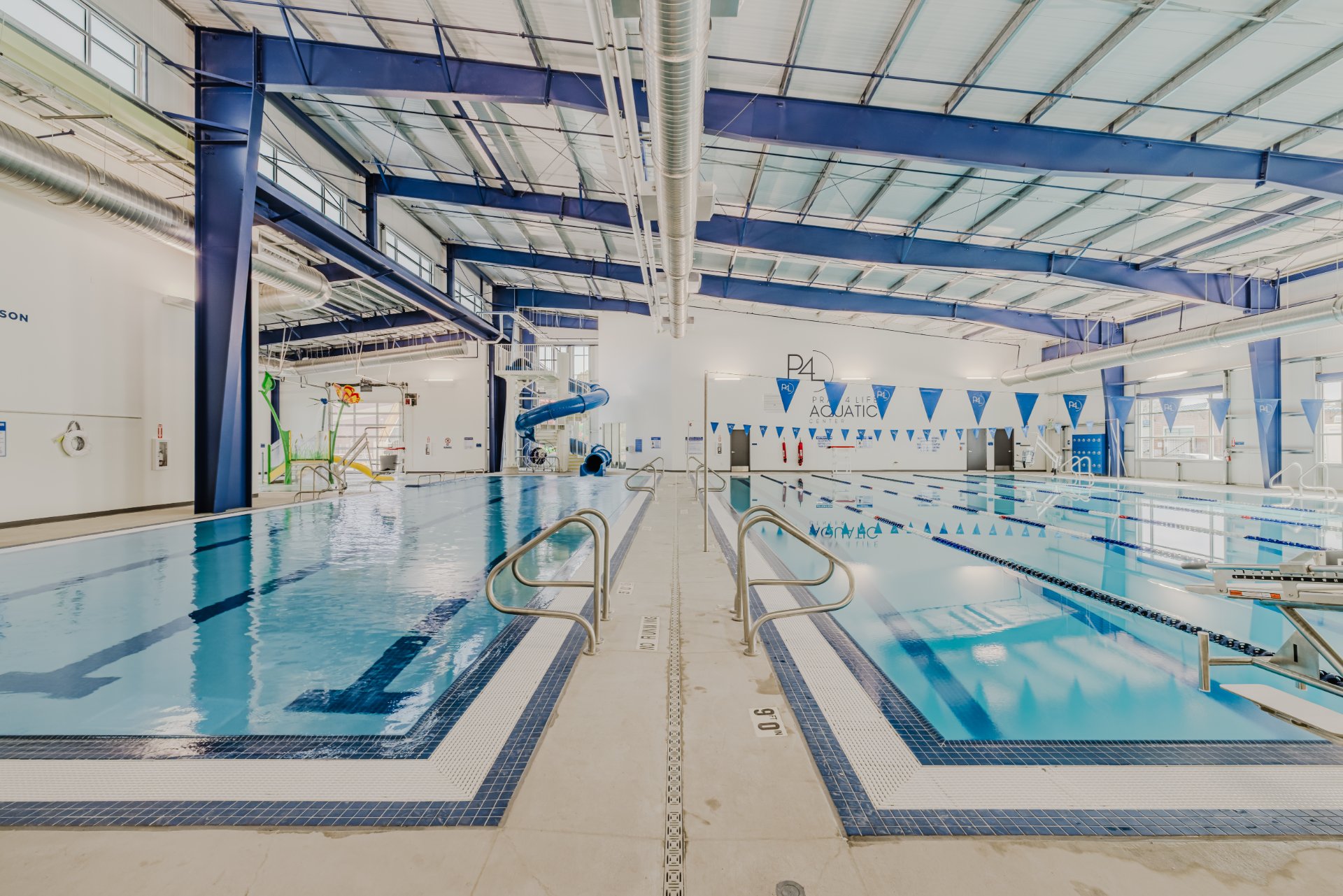 Commercial swimming pool built by California Pools