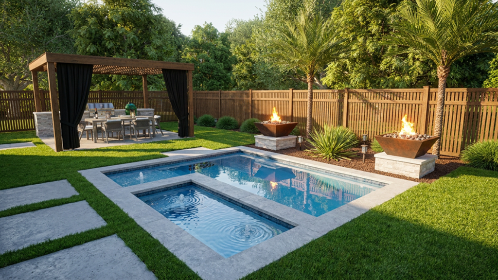 The Monterey plunge pool - rendering 2