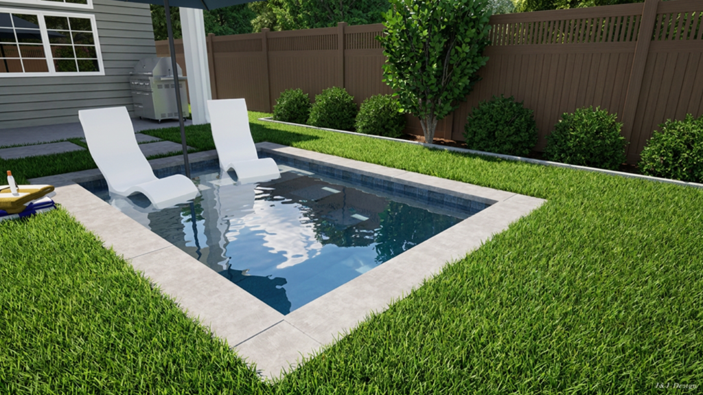 The San Clemente plunge pool - rendering 2