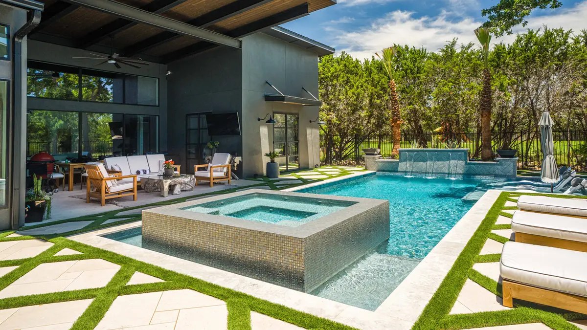 San Antonio (North) pool by California Pools