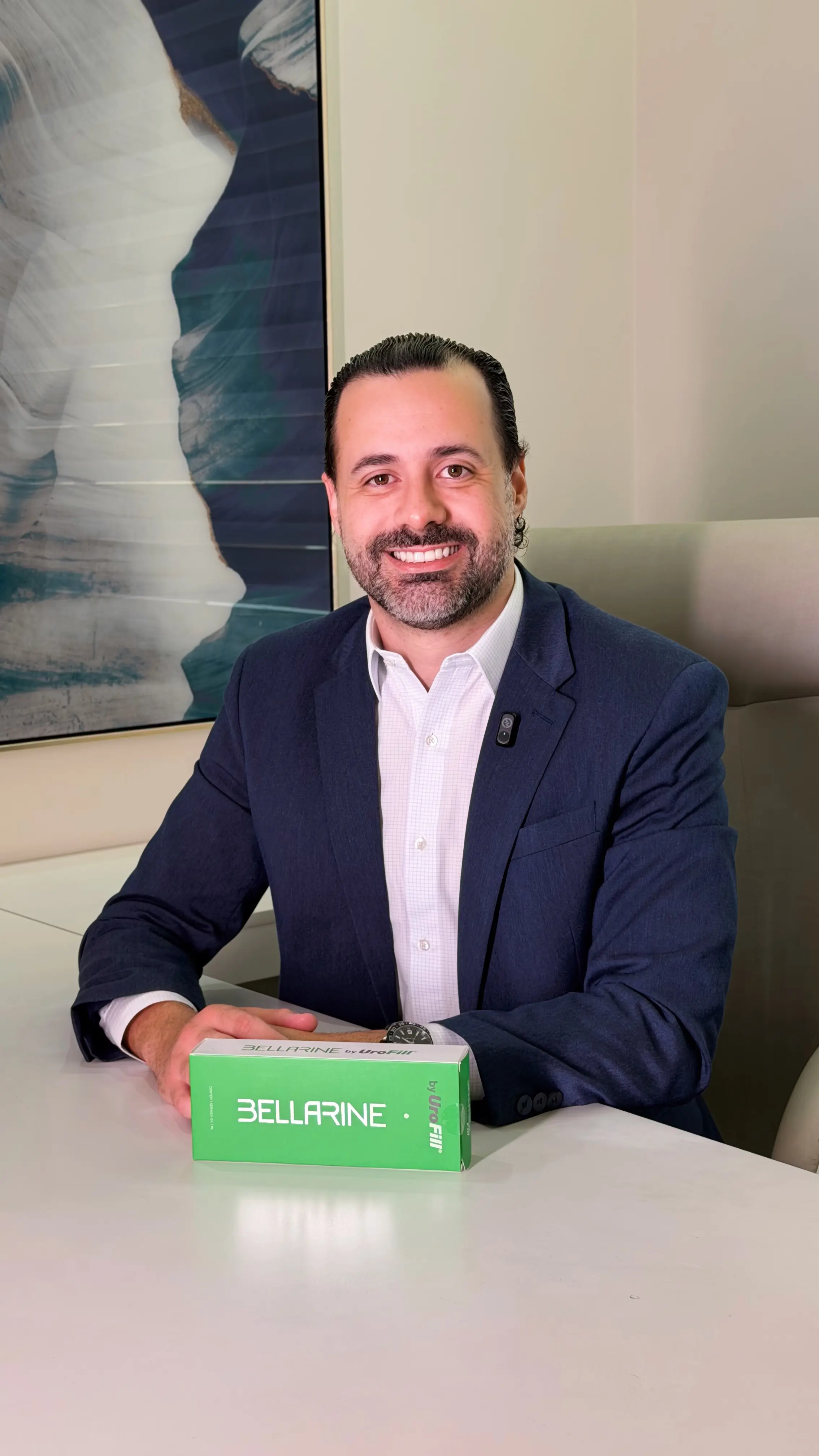 Dr. Thiago Bessa — retrato editorial em preto e branco