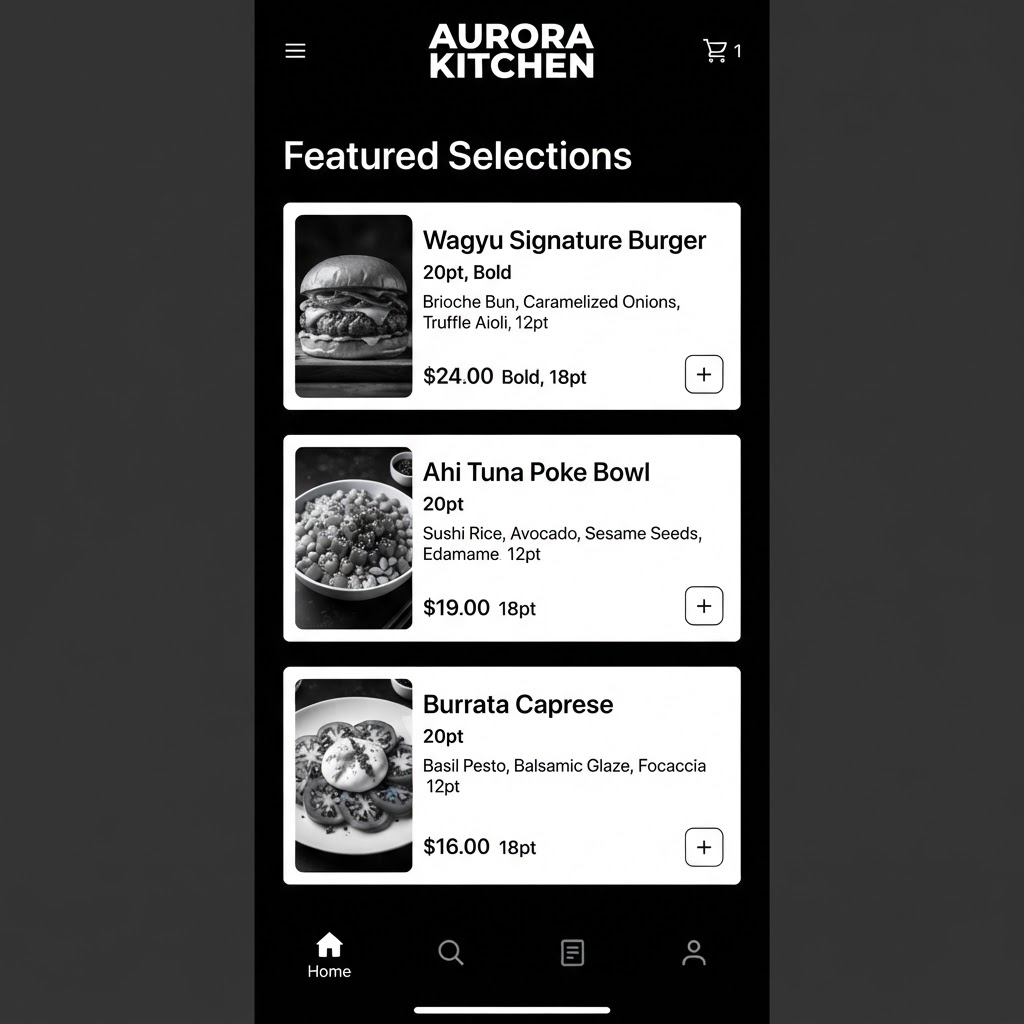 Vegas Flame Co. — brand and mobile ordering interface