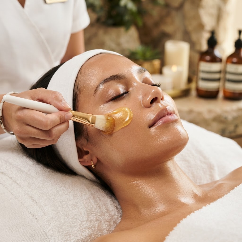 Luxury facial treatment