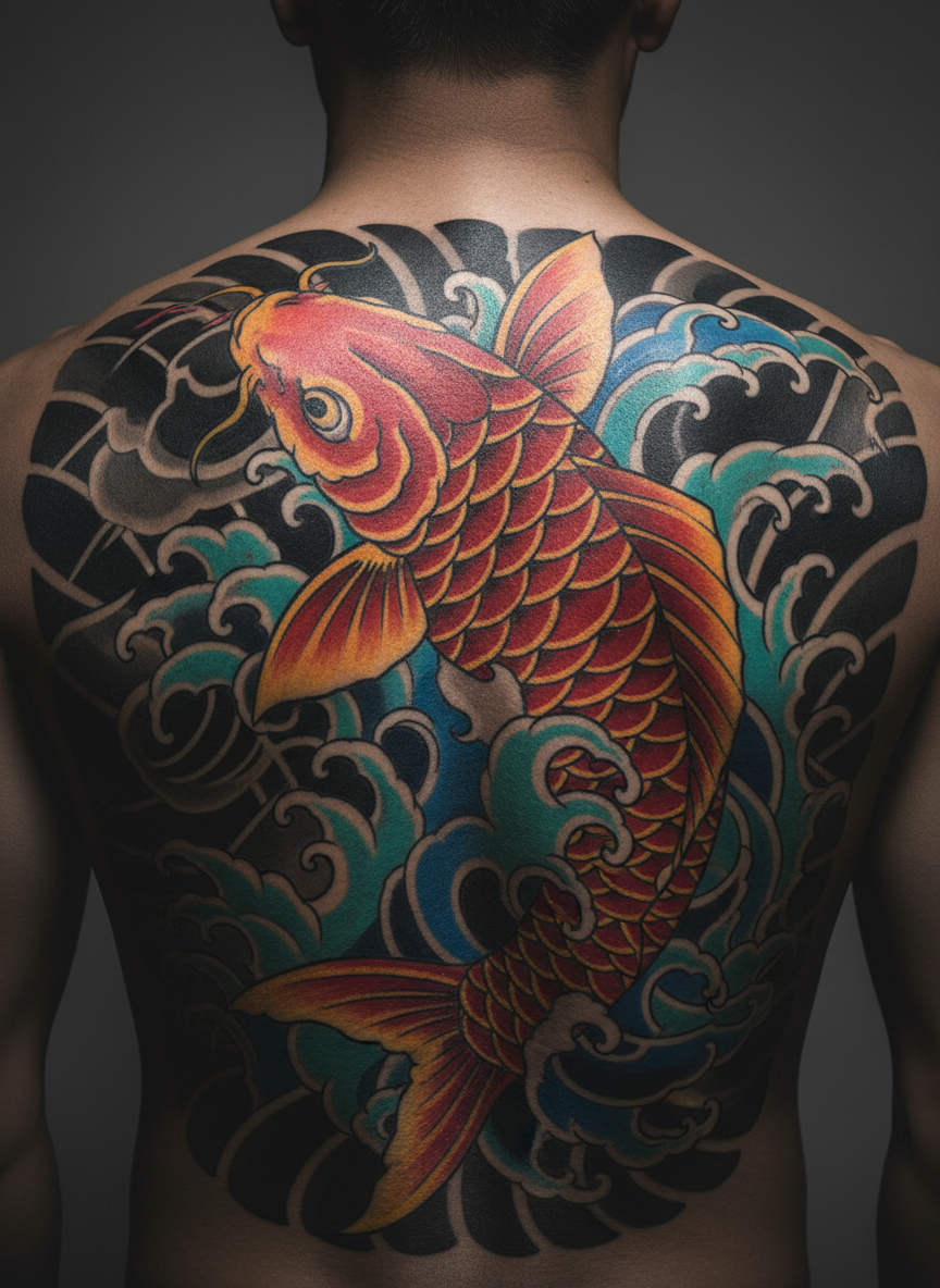Japanese tattoo style example