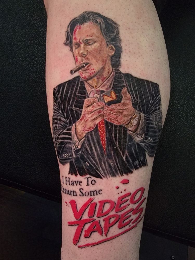 Patrick Bateman American Psycho tattoo by Steve Gagliano