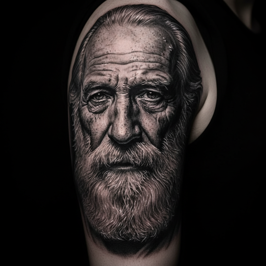 Realism tattoo style example