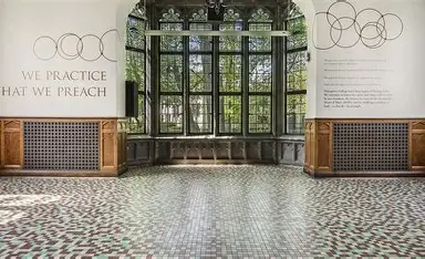 Historic interior of the Marygrove Conservancy campus in northwest Detroit