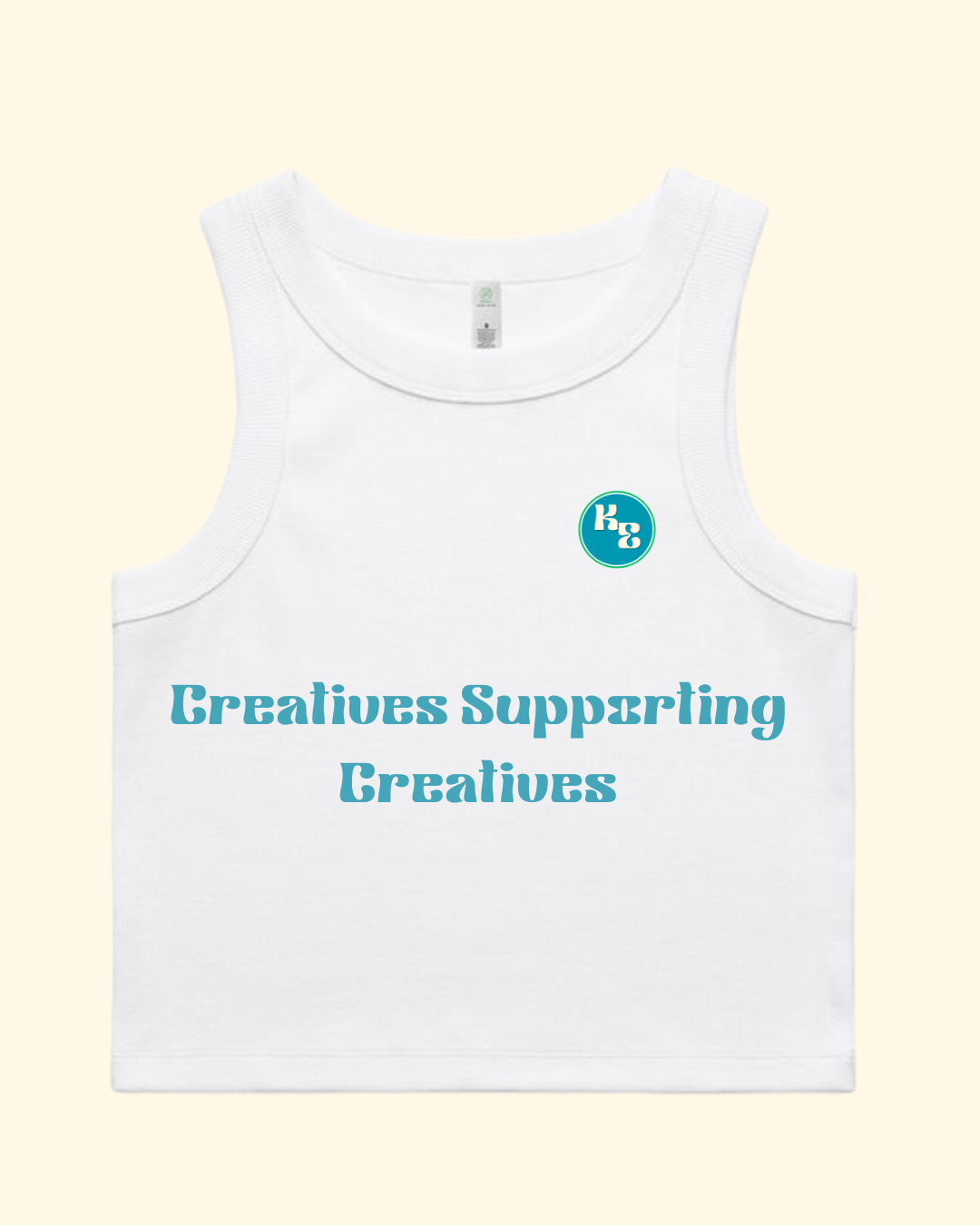 "Creatives Supporting Creatives" Crop Top