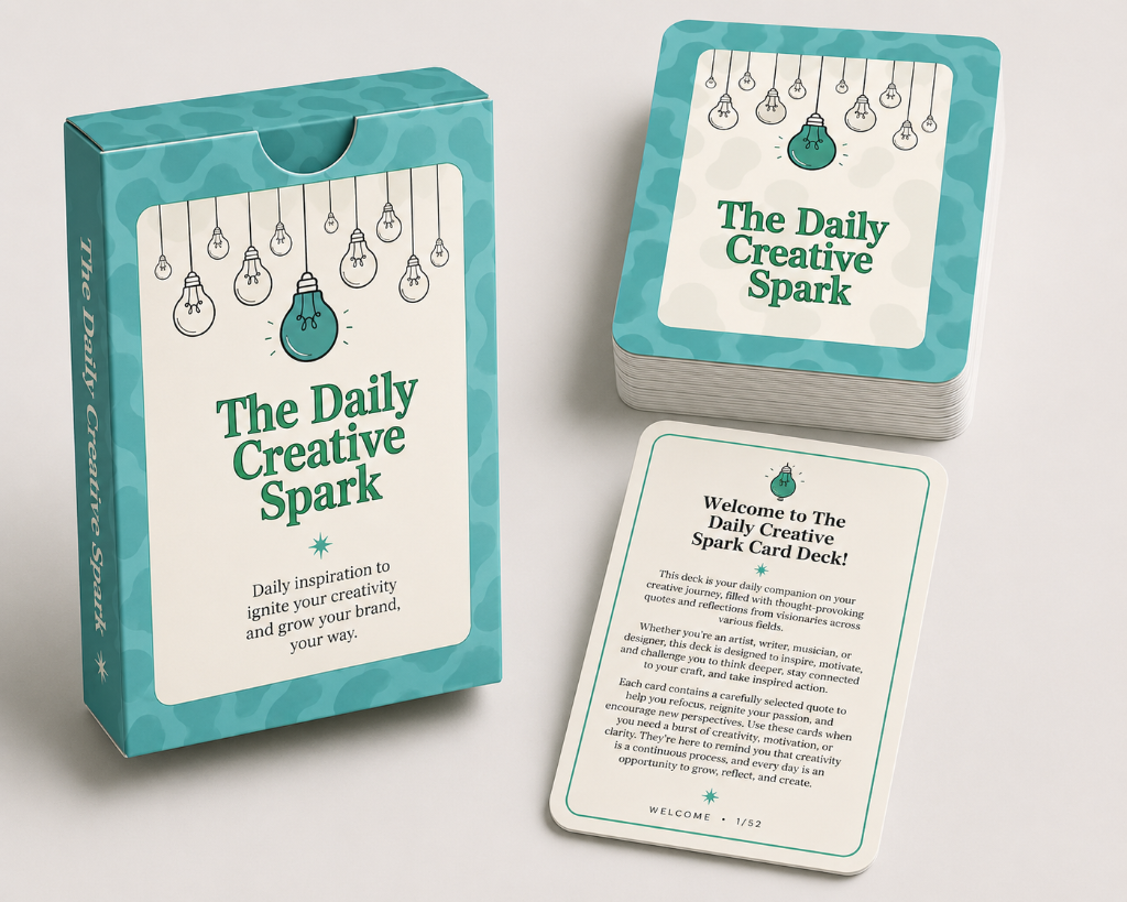 "The Daily Creative Spark" Card Deck