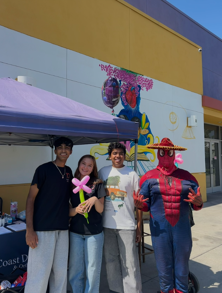 Volunteers posing outside the June 22 health fair