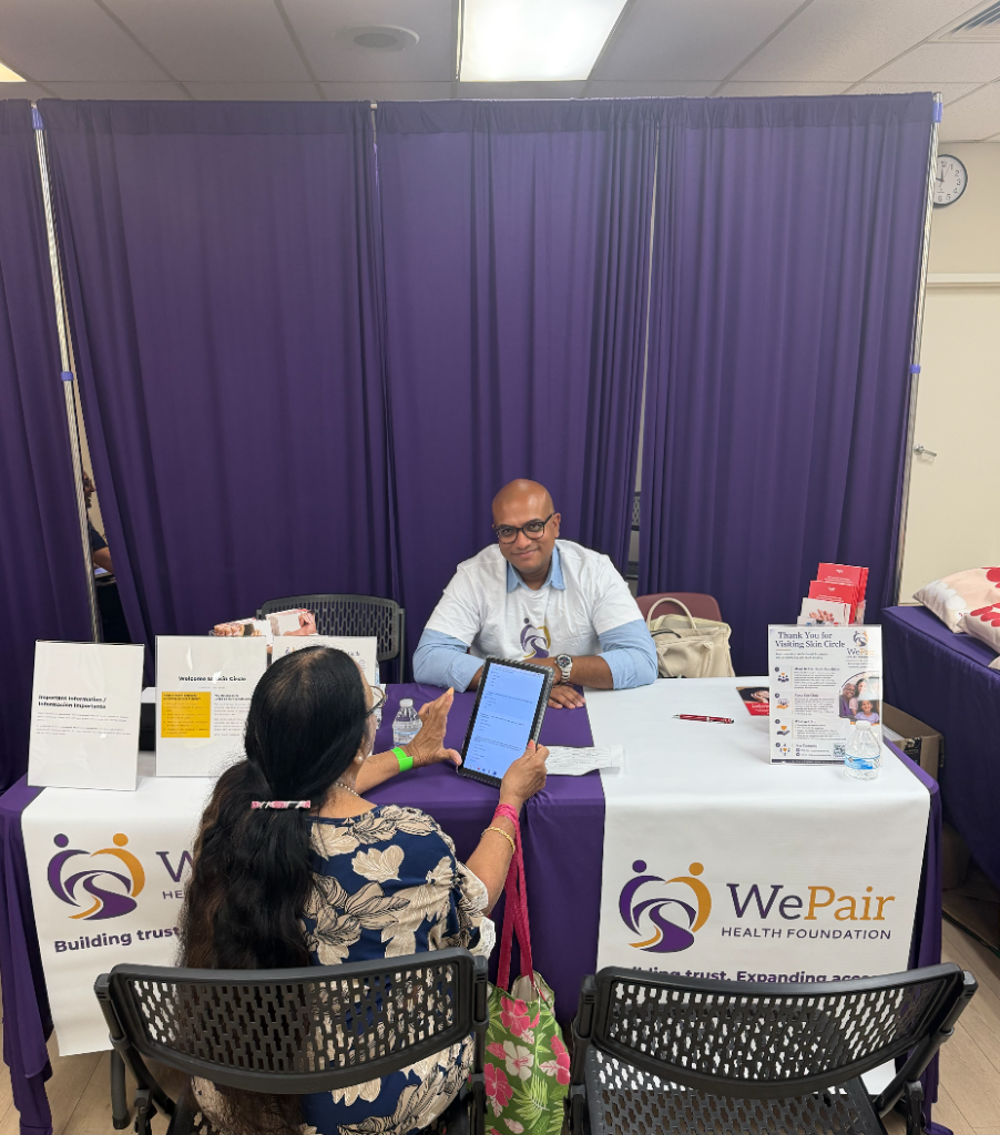 WePair skin screening consultation