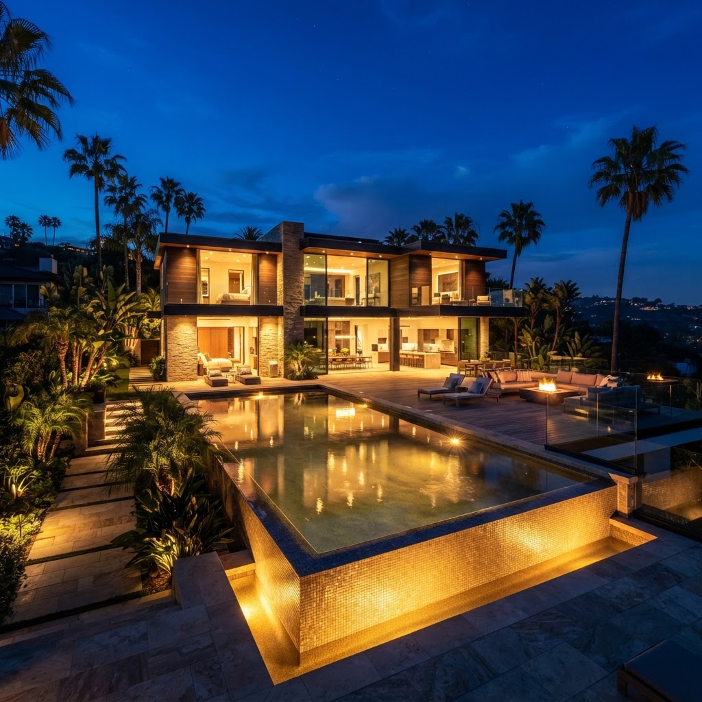 Luxury home with pool