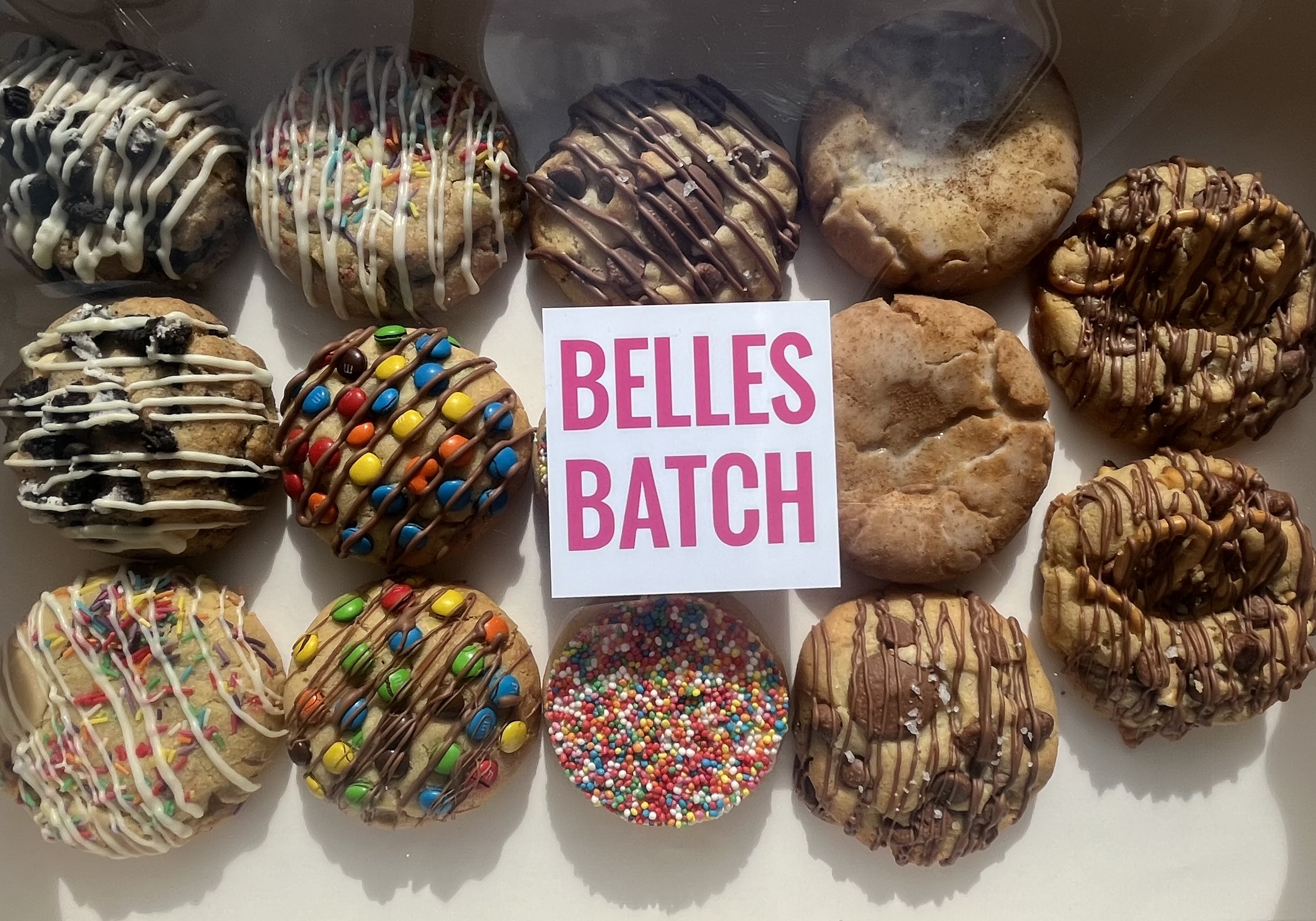 Belle's Batch assorted cookie box