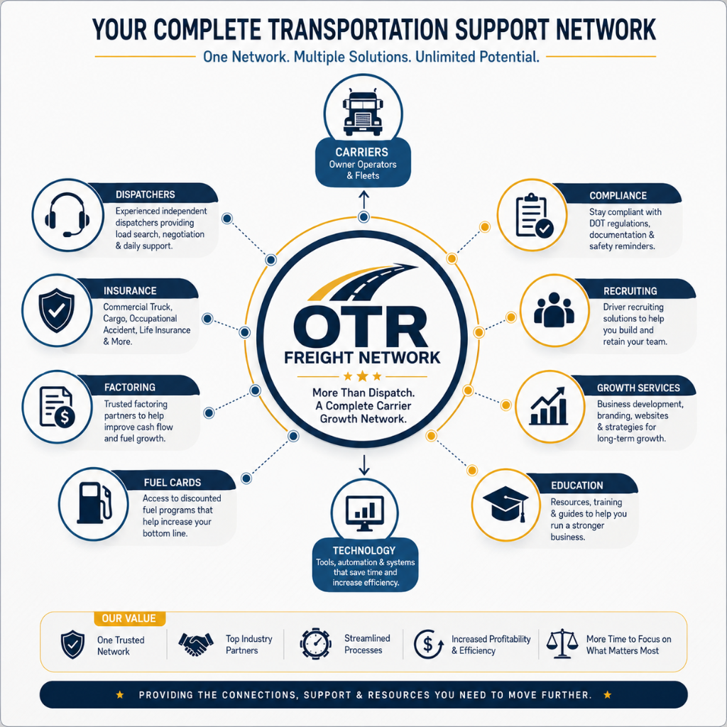 OTR Freight Network - Carrier Resource & Network Hub