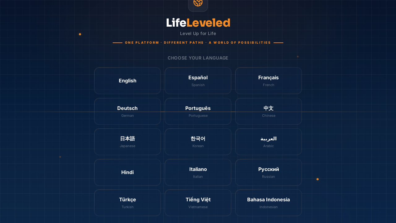 LifeLeveled2.0 template preview