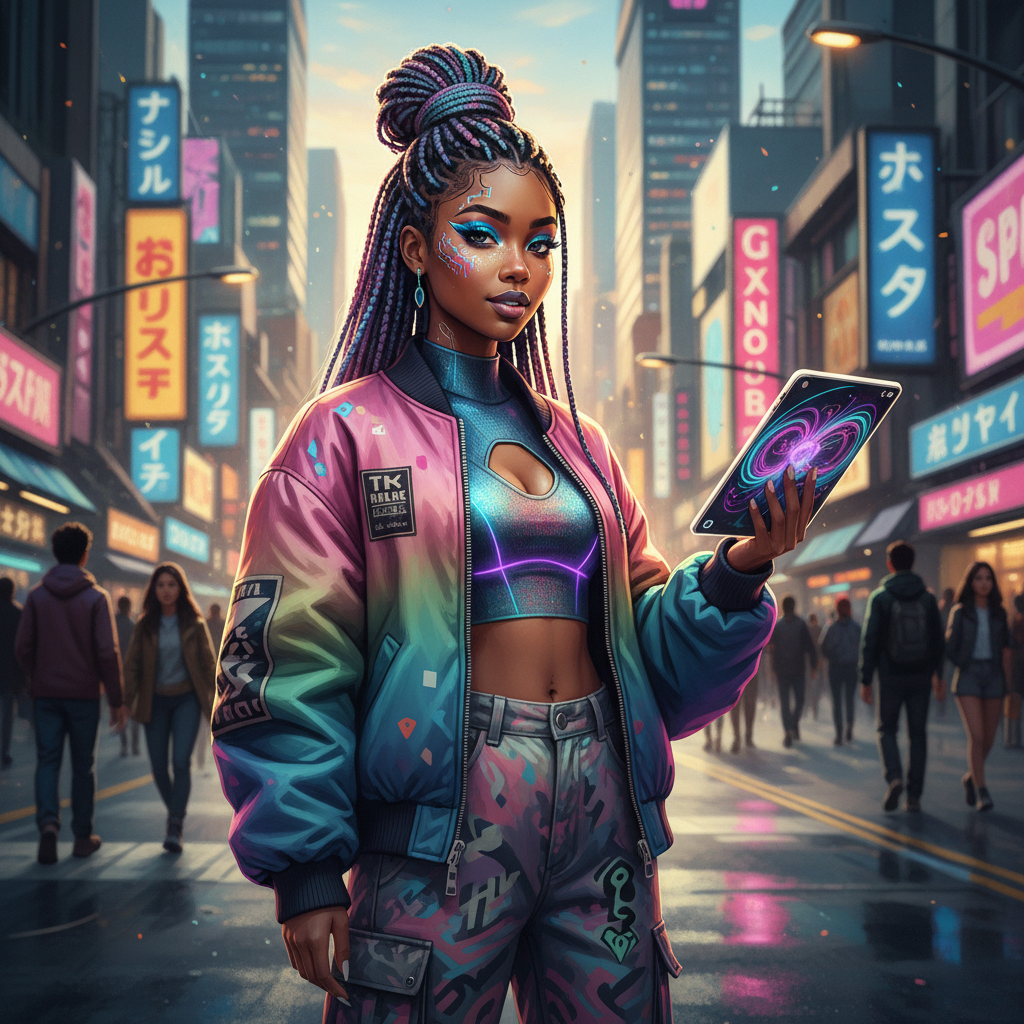 Creative AI influencer example
