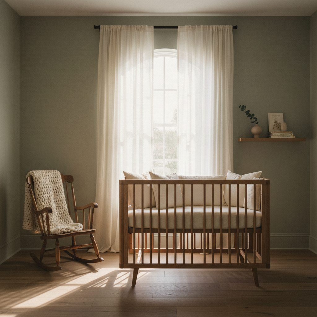 Serene luxury nursery