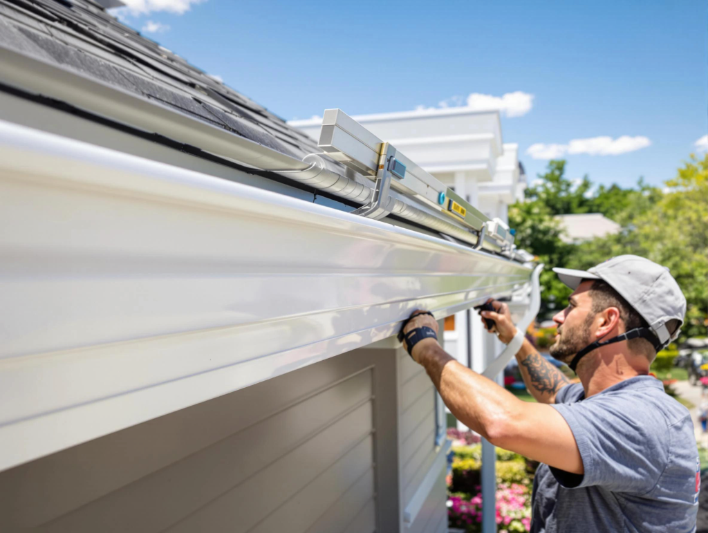 BYLT Exterior Solutions Seamless Eavestrough Installation in Thunder Bay