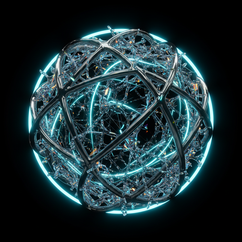 TOP EASY Neural AI Core — esfera neural abstrata representando inteligência artificial