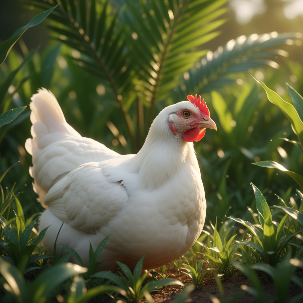 Poulet en plein air