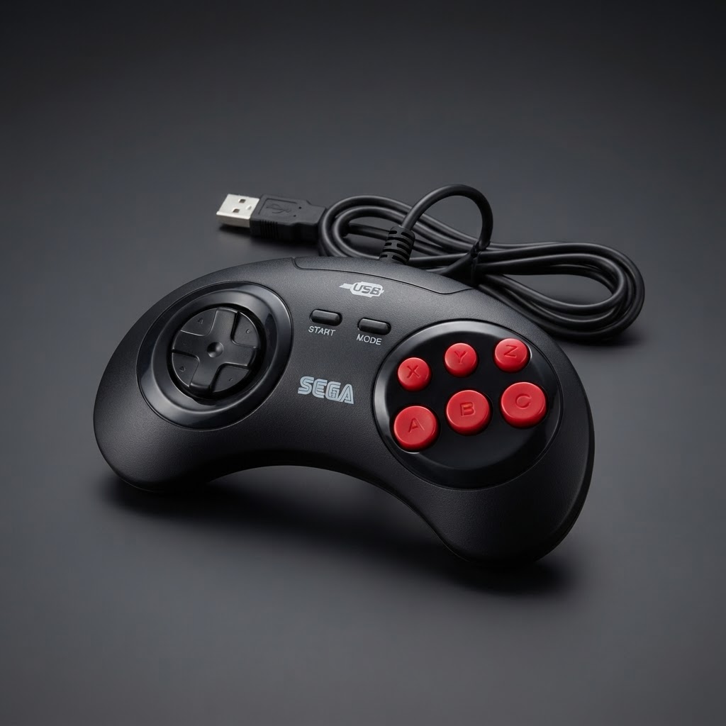 Sega Genesis Style USB Controller