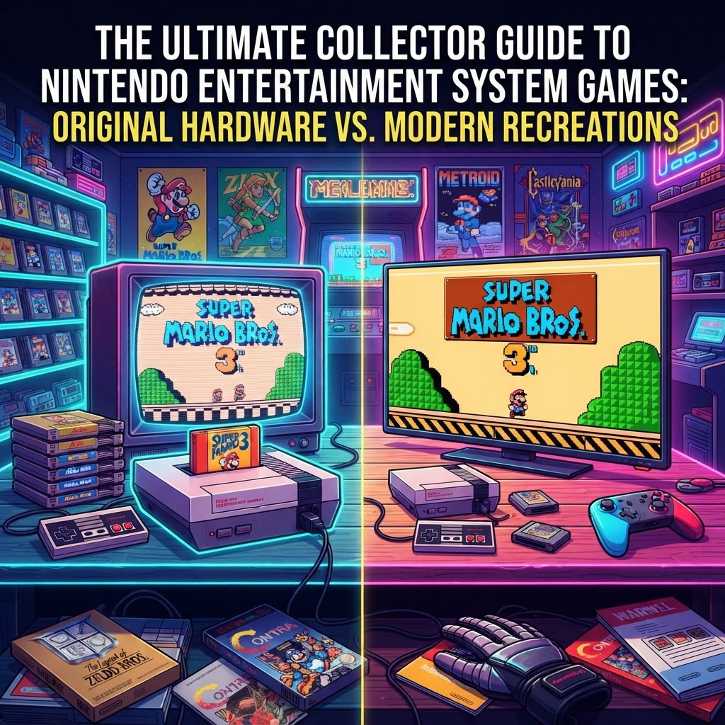 The Ultimate Collector Guide to Nintendo Entertainment System Games: Original Hardware vs. Modern Recreations