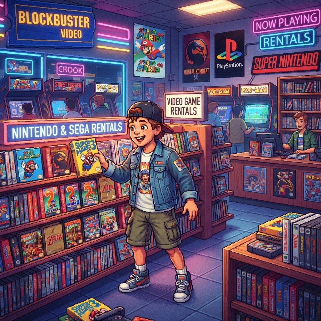Rewind and Rent: How 90s Video Game Rentals Defined Our Gaming Identity