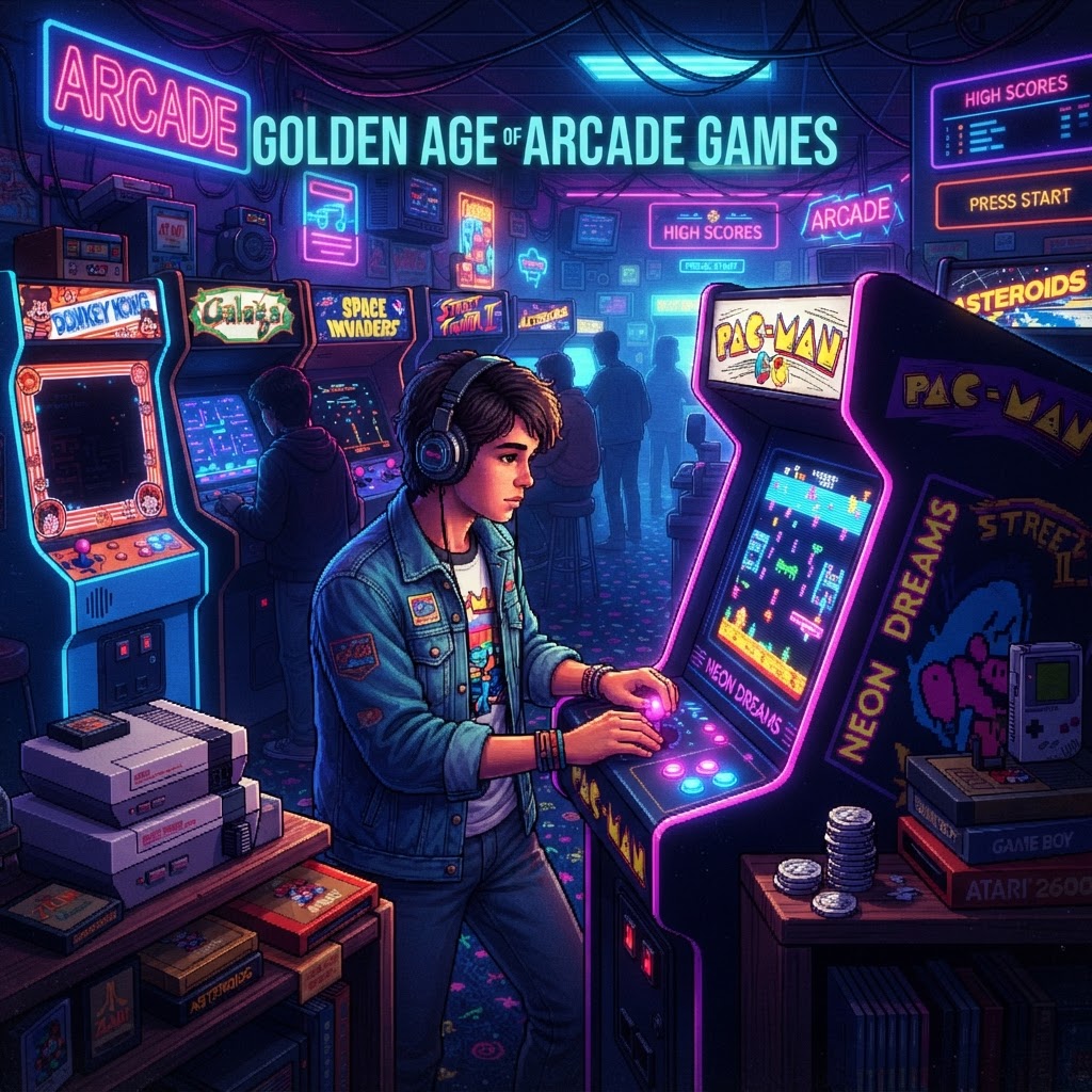 Neon Dreams and Quarters: Why the Golden Age of Arcade Games Still Defines Gaming