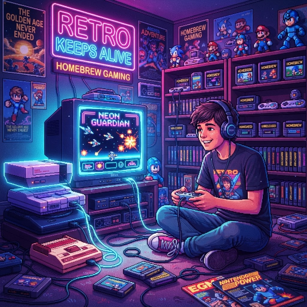 The Golden Age Never Ended: How Homebrew Retro Games Are Keeping Classic Consoles Alive