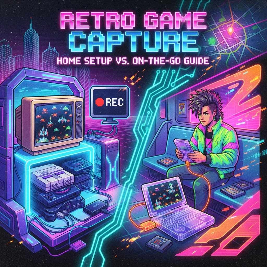 Best Capture Cards for Recording Retro Gameplay: Home Setup vs. On-the-Go Guide (Right-click to save image) Best Capture Cards for Recording Retro Gameplay: Home Setup vs. On-the-Go Guide — Buying Guide | RetroGamingVault